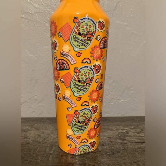 Epcot International Flower and Garden Orange Bird Corkcicle Water Bottle - Picture 9 of 11